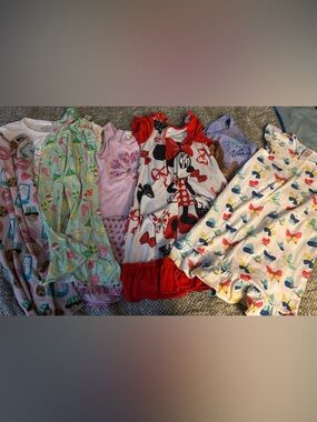 Girls’ 7/8 Pajama Lot for Spring/Summer